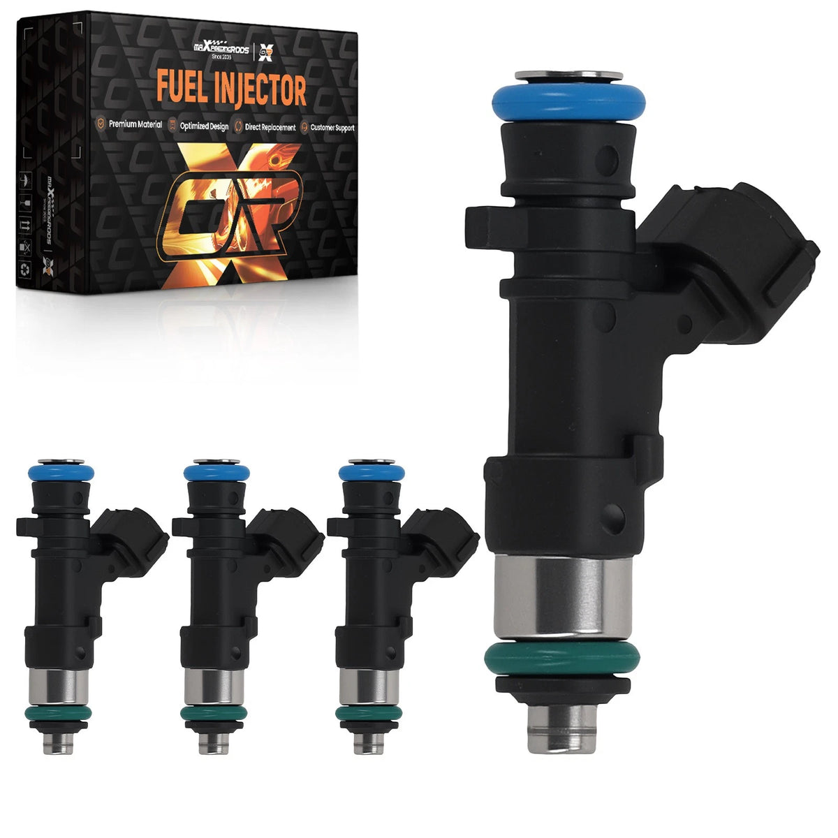 4PCS Fuel Injectors for Nissan Rogue 2.5L (2008–2014) 16600JA00B, CEVHJD
