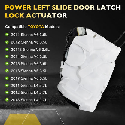 Sliding Door Lock Latch Actuator for Toyota Sienna (2011–2017)