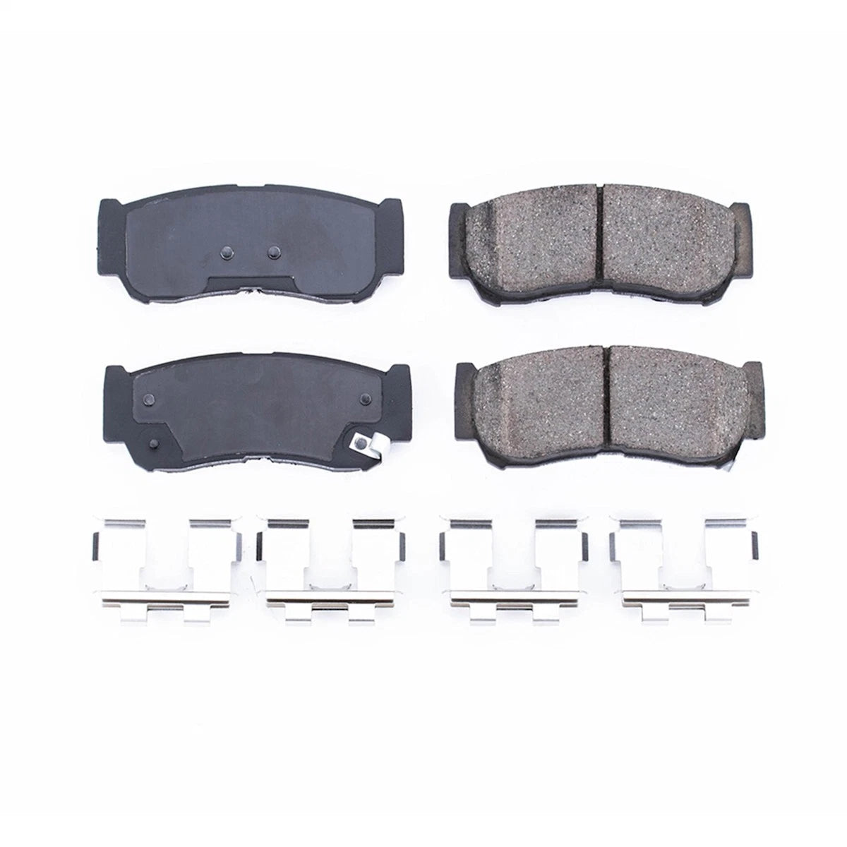 2X Powerstop Brake Pad Set Rear for Hyundai Santa Fe (2007–2009) 17-1297