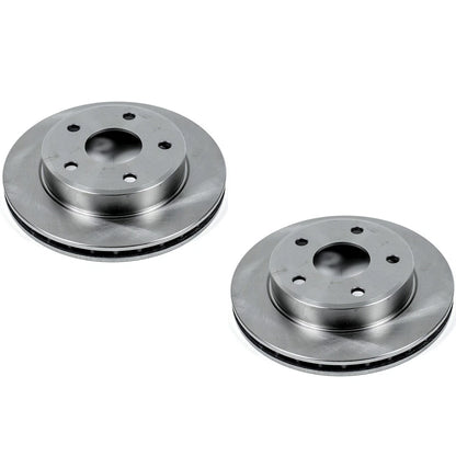 Set of 2 Powerstop Brake Discs Front for Ram Dakota (2005–2011) SET-P15AR8763-2
