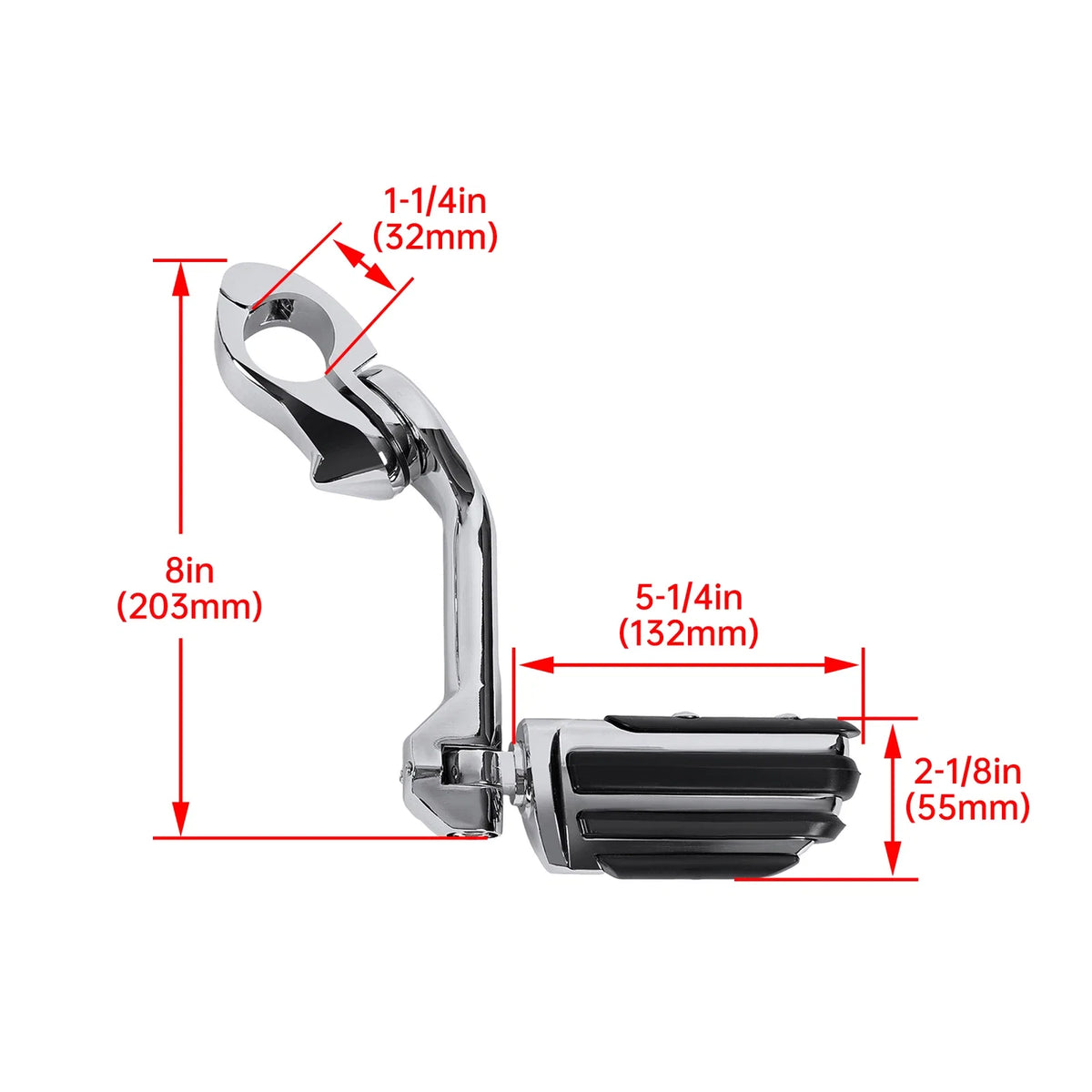 Motorcycle Long Engine Guard Highway Foot Pegs for Harley Road King (2004–2023)