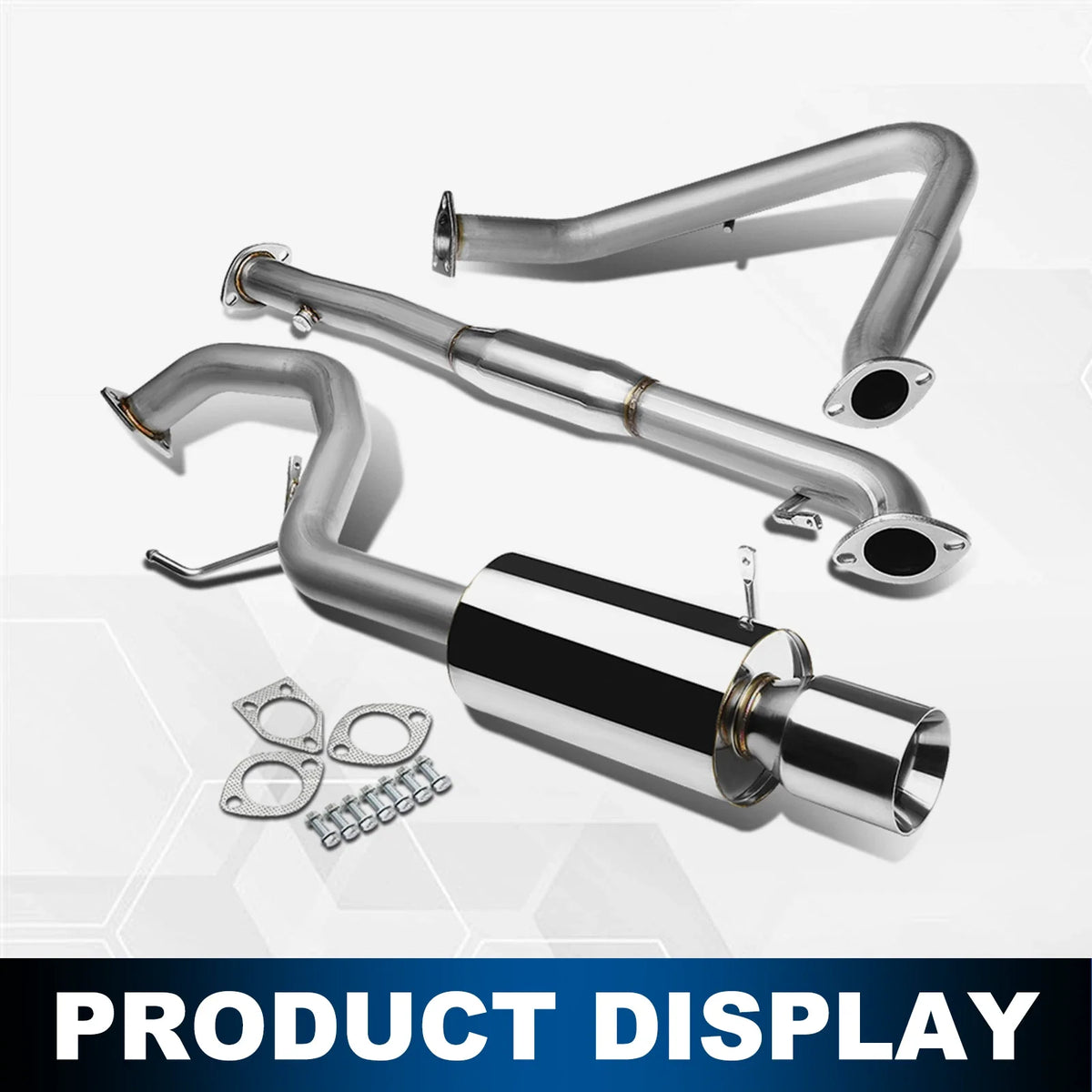 4" Tip Stainless Steel Catback Exhaust for Mitsubishi Galant (1999–2003)