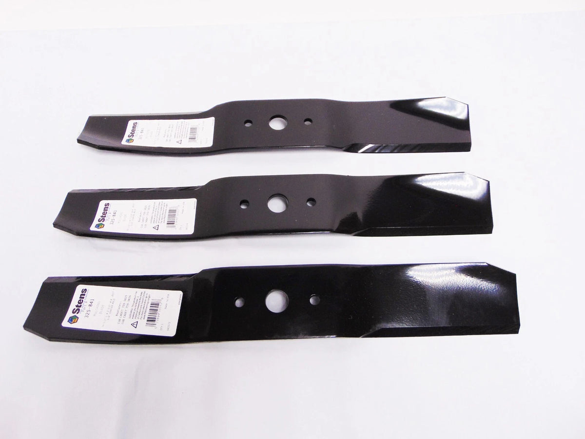 Set of 3 Mulching Blades for Lawn Mower