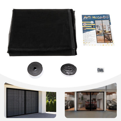 Magnetic Garage Door Screen for Garage (Heavy-Duty Insect Bug Mesh)