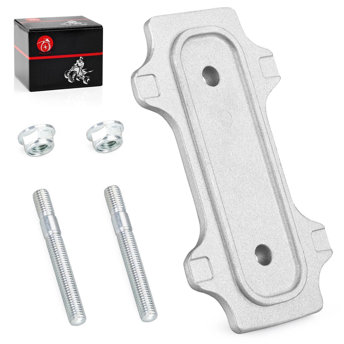 Plate Chain Adjuster And Bolt Nut 2x4 for Suzuki QuadRacer LT250R (1985–1992)