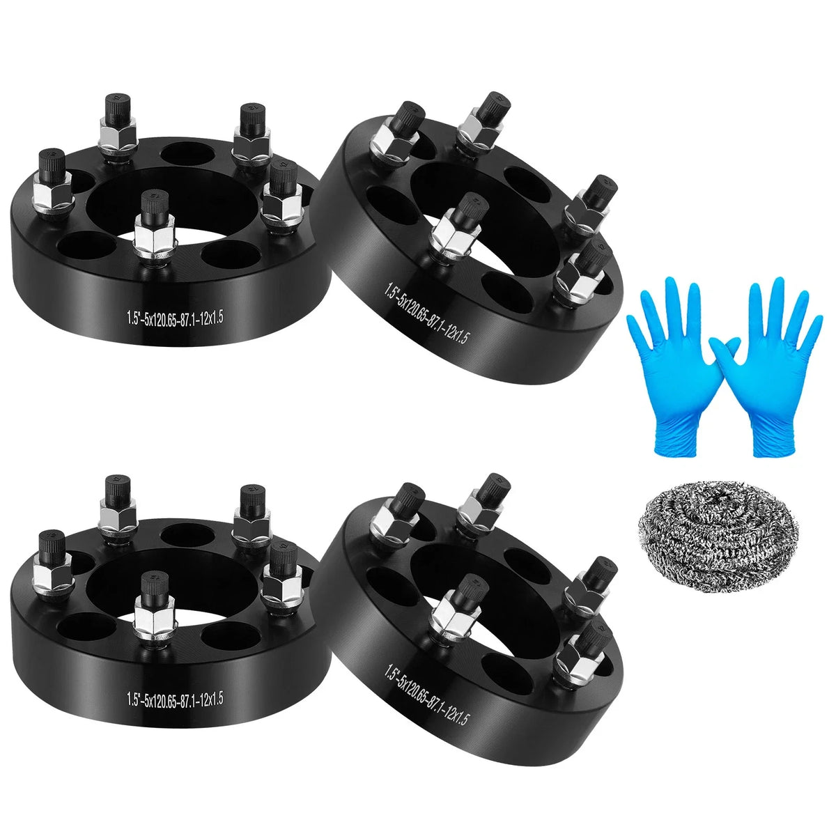 4X 1.5 Inch 5x4.75 Wheel Spacers M12x1.5 for Chevrolet Blazer (1995–2005)