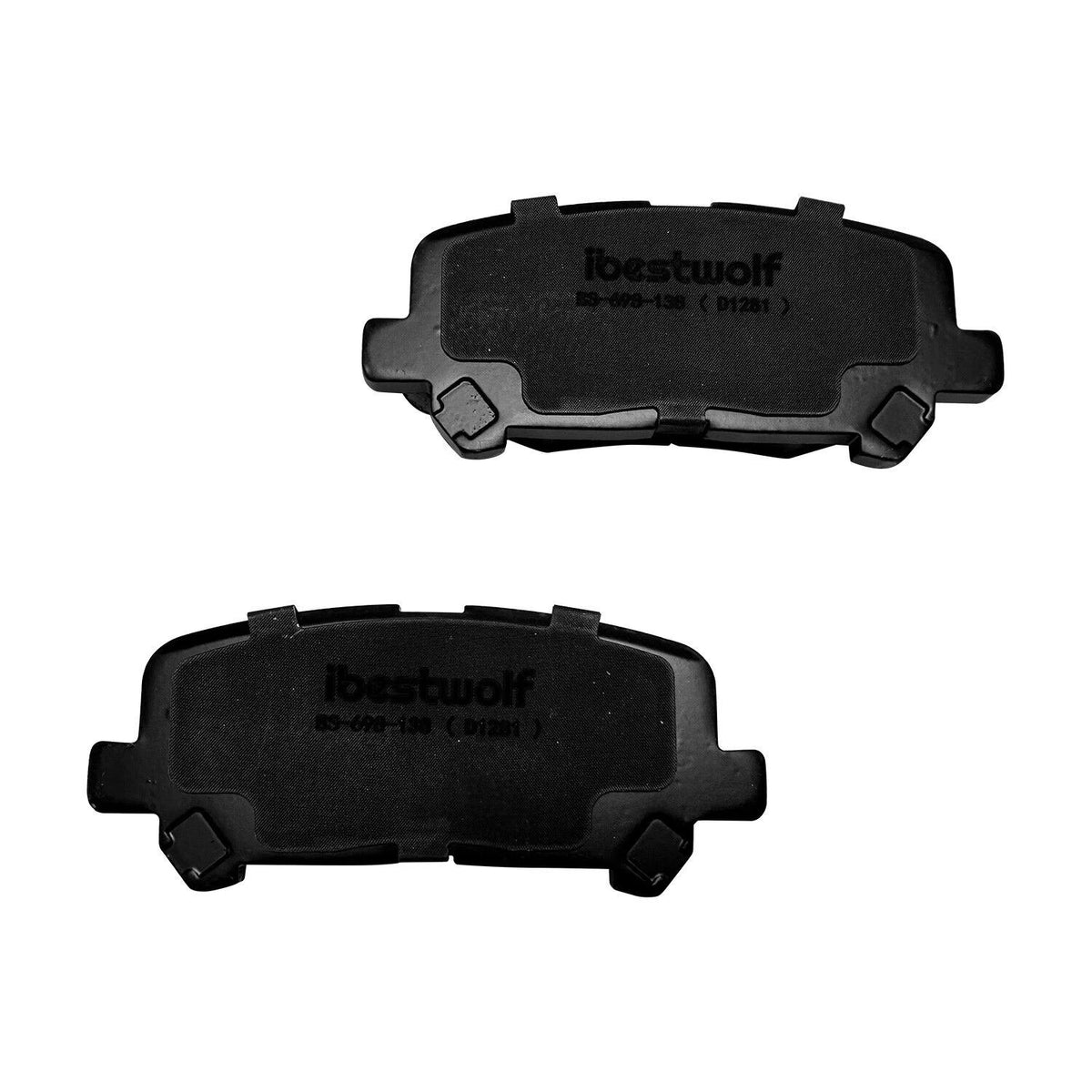 Rear Ceramic Brake Pads for Acura MDX, Honda Odyssey (2007–2017) - D1281, P-1281, 1281