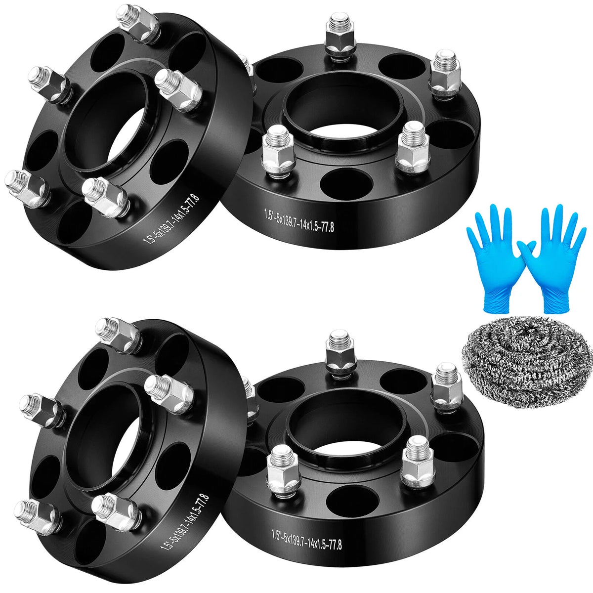 Set of 4 Hubcentric Wheel Spacers 1.5" 5x139.7 for Ram 1500 (2012–2018)