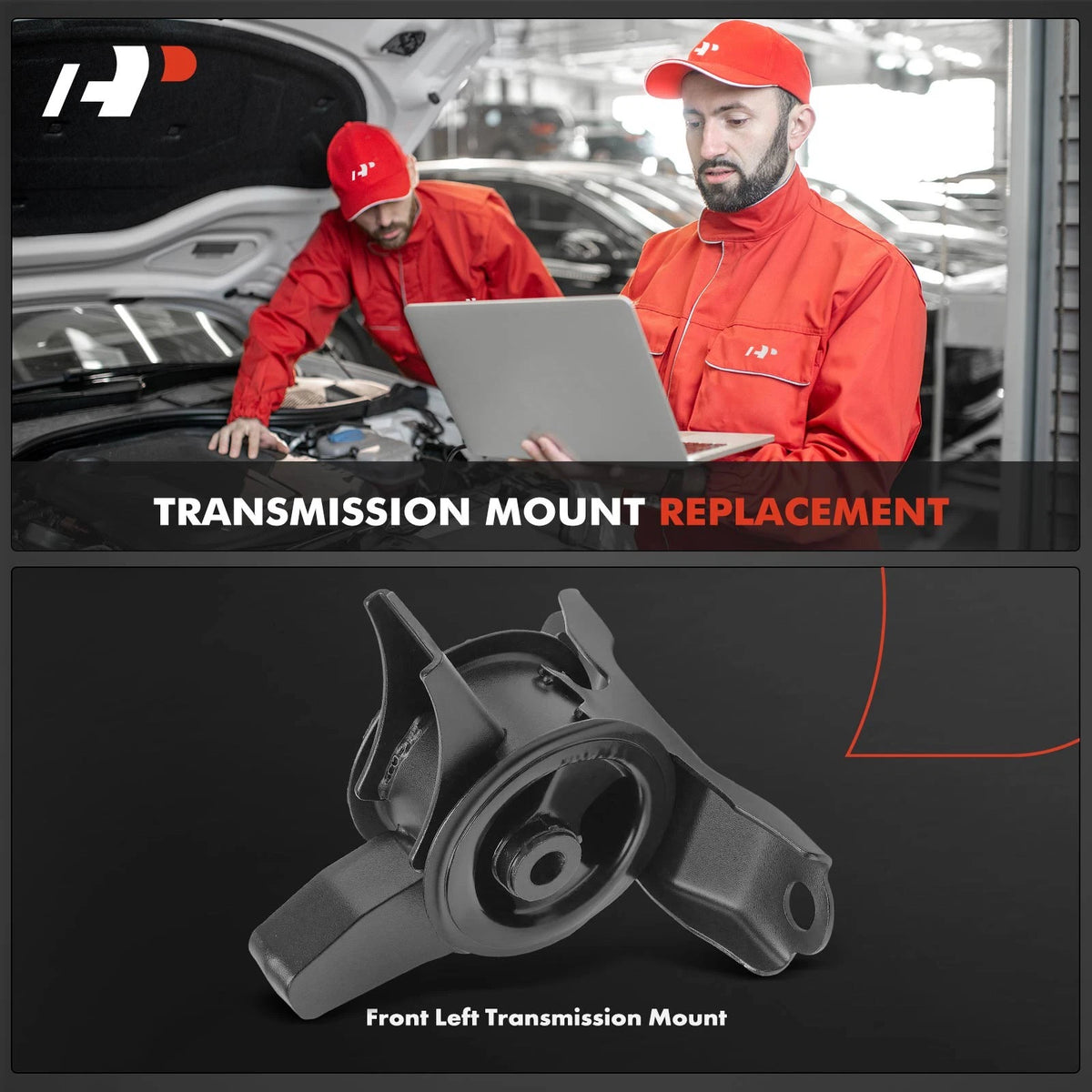 Front Left Transmission Mount for Honda Fit (2009–2014) 50850TK6981, A65012