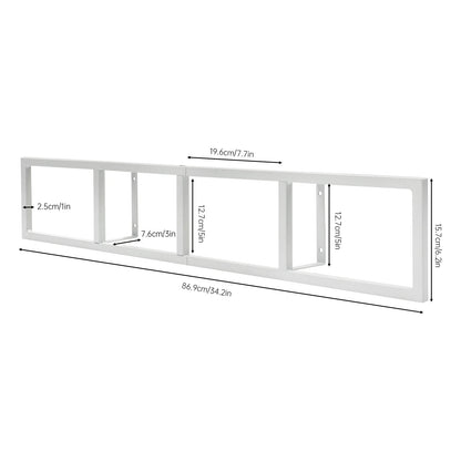 CD Wall Mount Rack Holder for Media Storage Display Organizer