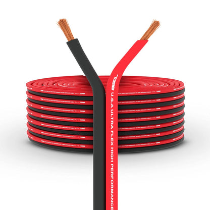 16-GA Ultra Flex Speaker Wire for - 100 Ft Red/Black
