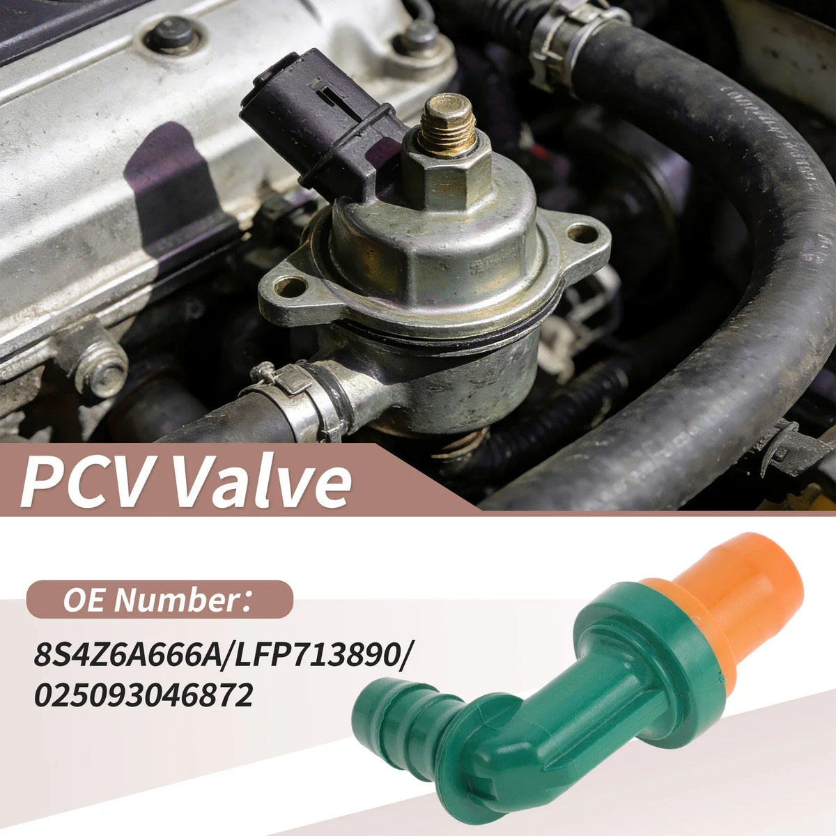 PCV Valve for Ford Escape 2.5L (2009–2025) 8S4Z6A666A