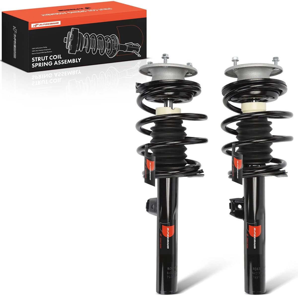 Front Struts w/ Coil Springs Assembly for BMW 325xi 330xi (2001–2002) 1335835L, 1335835R