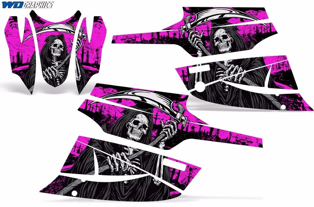 Sled Graphic Stickers Decals for Arctic Cat Firecat/Sabercat (2003–2006)