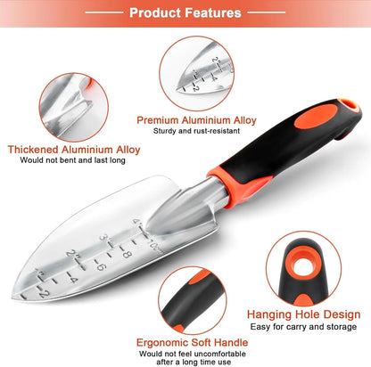 2X Heavy Duty Garden Shovel Trowel Tool Set