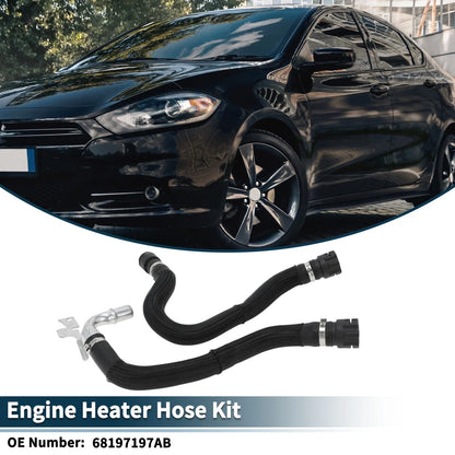 Set of 1 Heater Hose for Dodge Dart (2013–2016) No.68197197AB