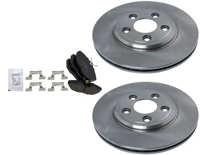Brake Pad and Rotor Kit for Jaguar S Type (2000–2005) 43878WJGC