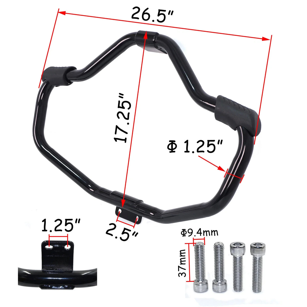 Engine Guard Highway Crash Bar for Harley Sportster 883 1200 XL XR 48 72 (2004–2020)