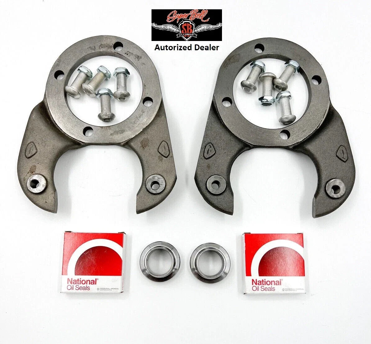 Disc Brake Kit Spindle Brackets for Ford (1937–1948) Lug Pattern GM Brakes