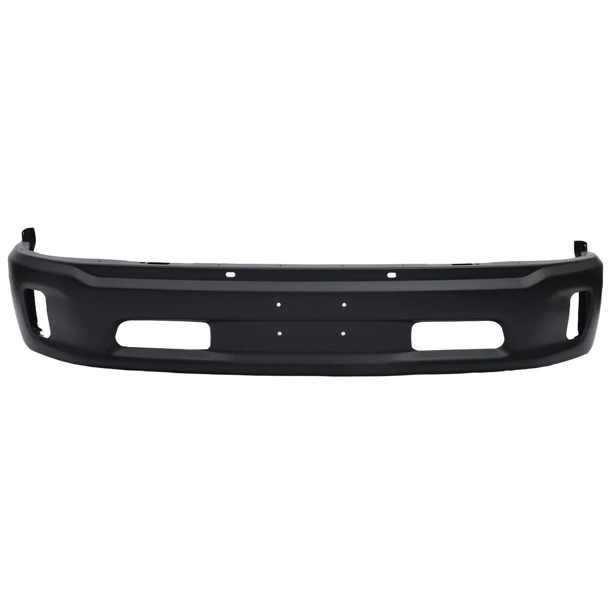 Black Steel Front Bumper for Dodge Ram 1500 (2013–2018) with Fog Light Holes