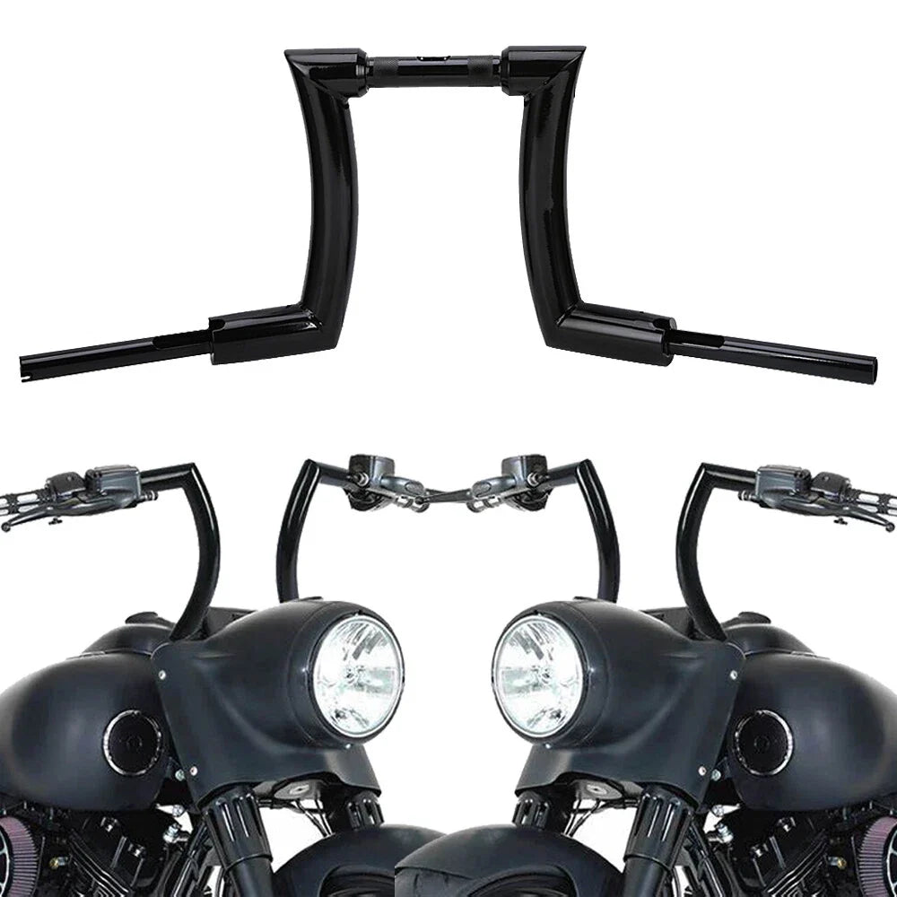 12" Rise Hanger Bar Handlebar for Harley Breakout, Road King, Softail