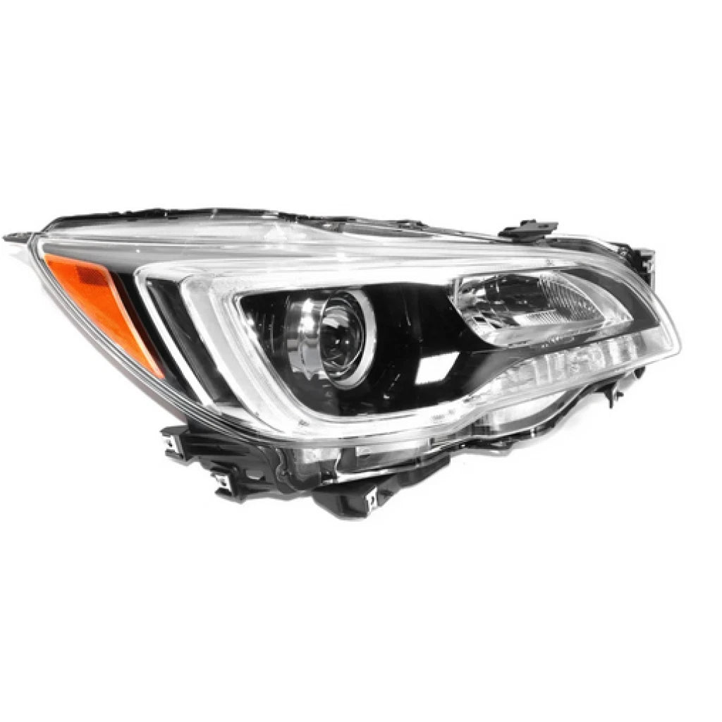 Headlight Black DOT Passenger Side for Subaru Legacy/Outback (2015–2017) CLX-M1-319-1127R-AF2, SU2503149