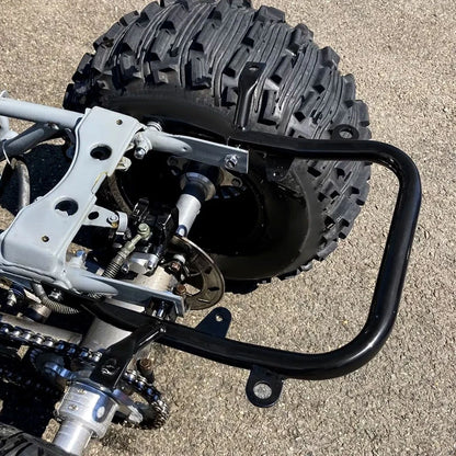 Black Steel Rear Bumper Grab Bar for Yamaha Banshee 350 (1987–2006)