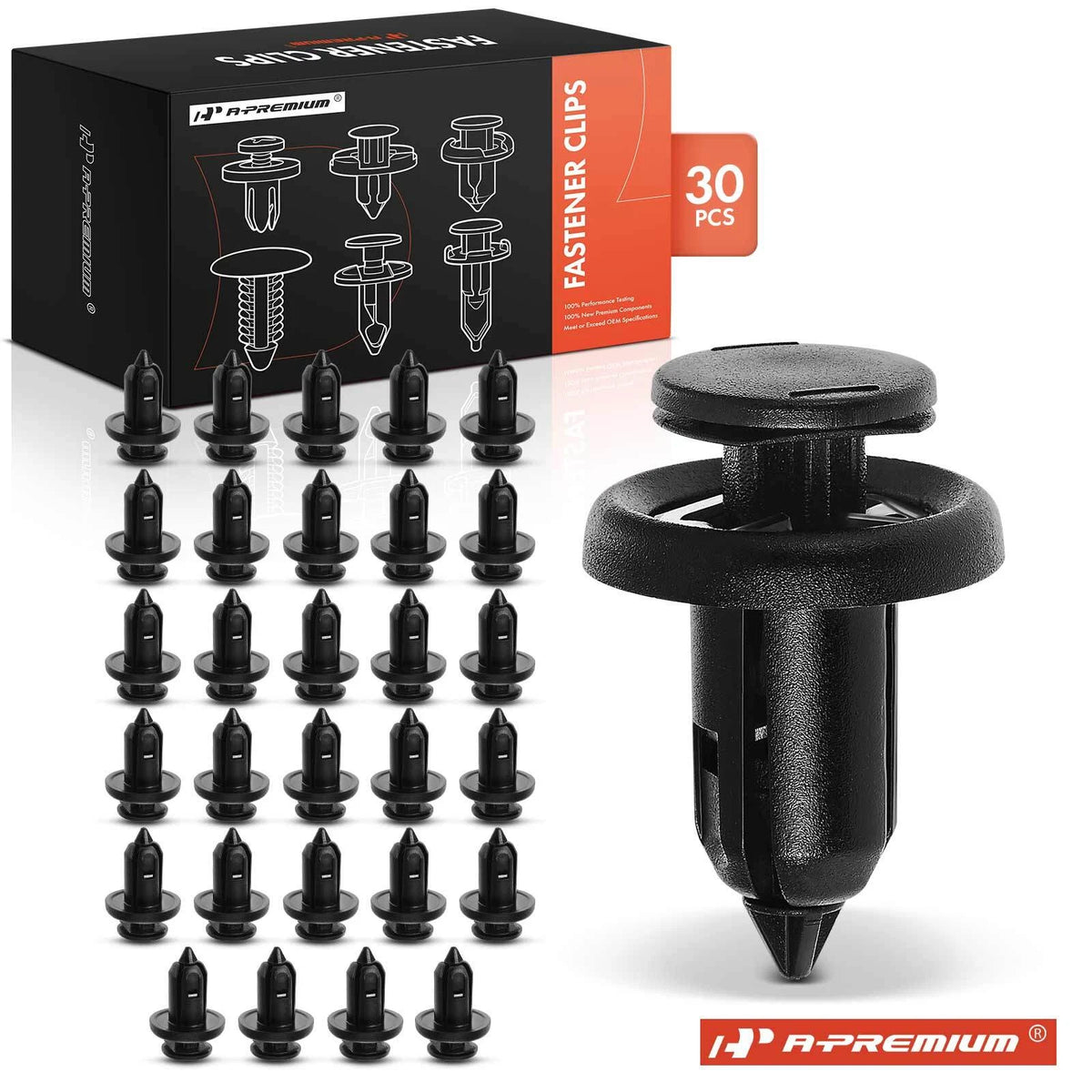 30Pcs Bumper Retainer Clips for Honda (91506S9A003, 91506-S9A-003, 21173)