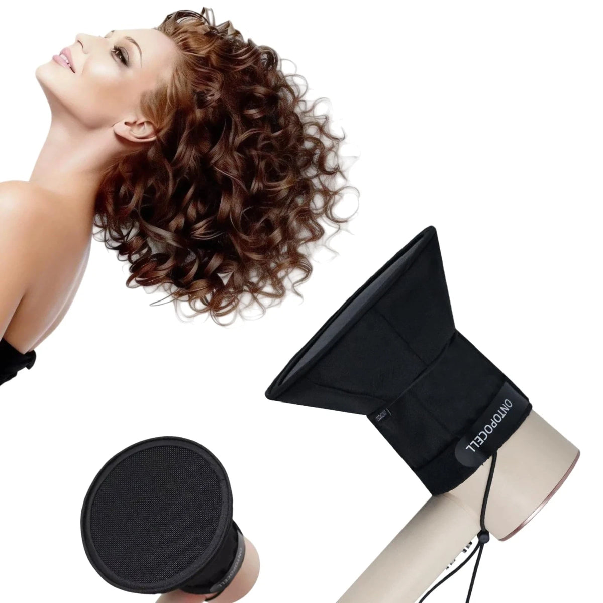 Travel Essential Hair Diffuser for Universal Use (Ultra-Portable, Foldable)