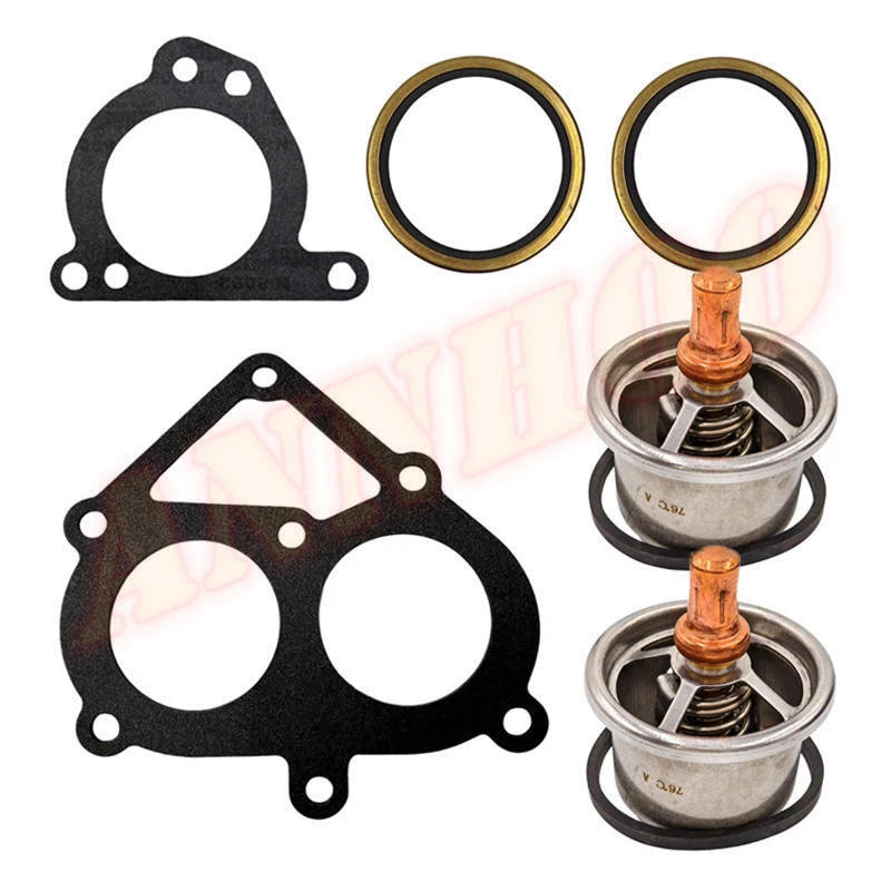Thermostat and Gasket Kit for Caterpillar 3406E (No Years Specified)
