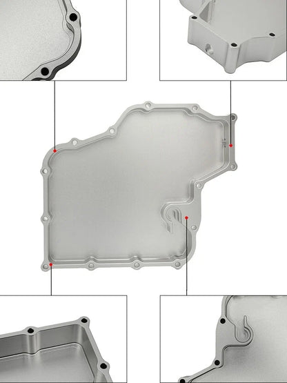 Silver Low Profile Oil Pan with Pick Up for Suzuki GSXR 1300 Hayabusa (1999–2011)