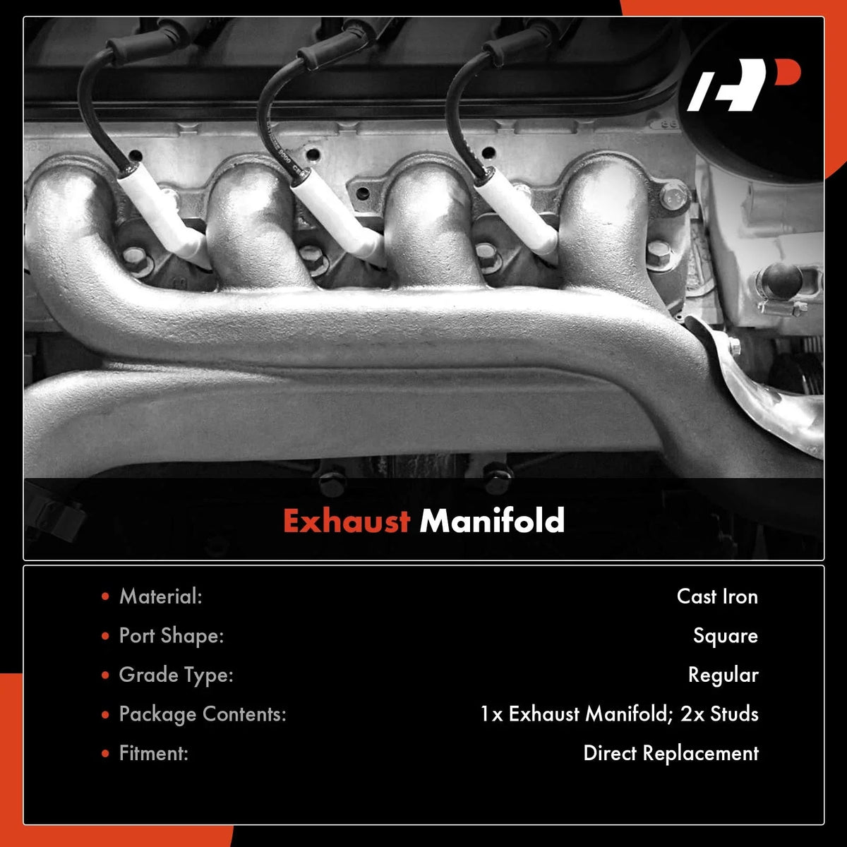 Exhaust Manifold for Mitsubishi Montero (2003–2006) V6 3.8L Gas