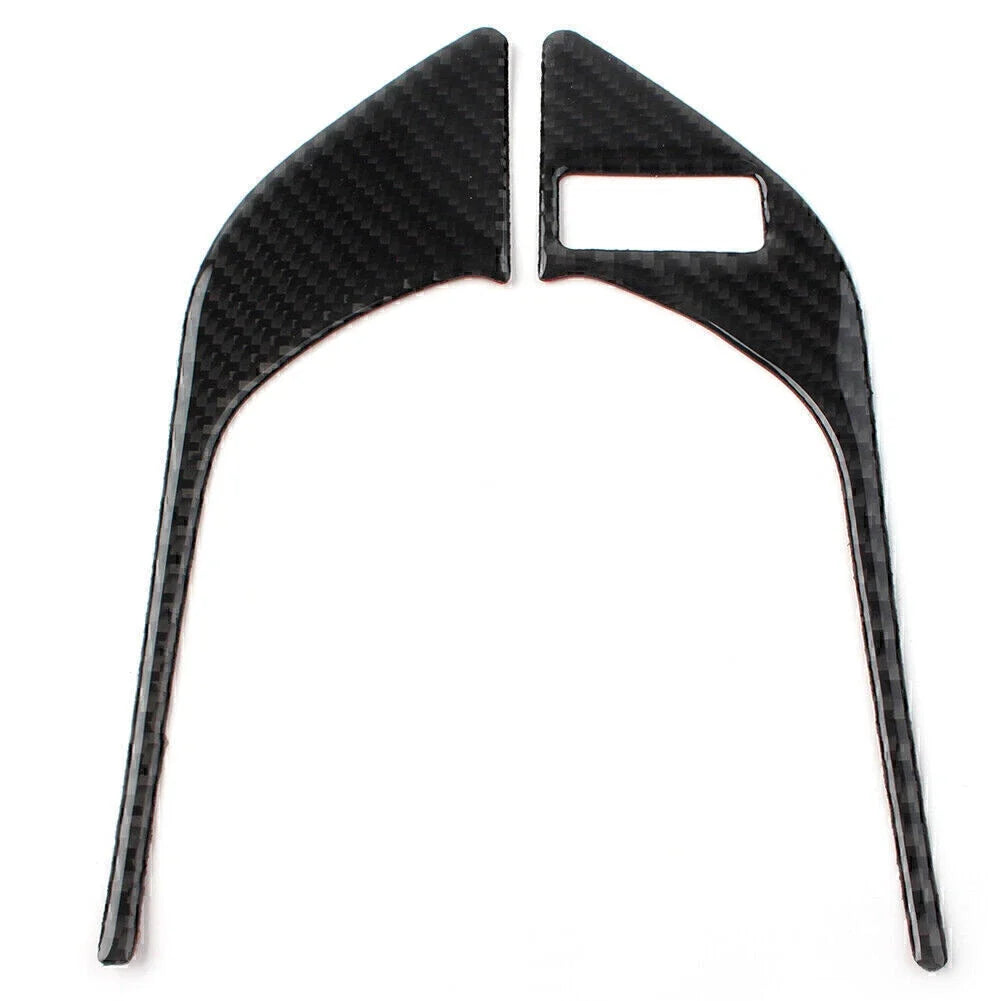 2 Pcs Carbon Fiber Inner Front Door Handle Trim for Subaru Forester (2013–2018)
