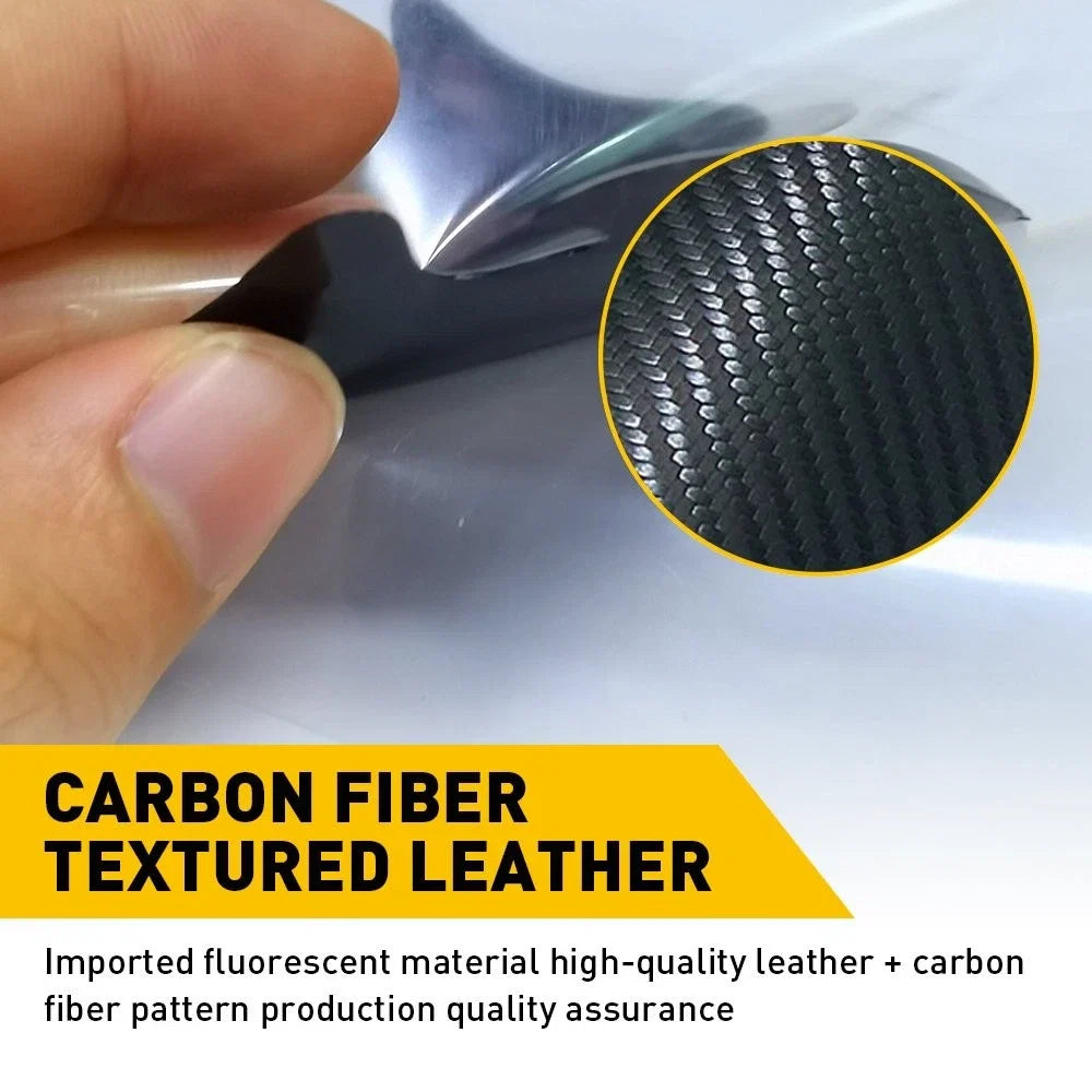 8X Carbon Fiber Door Handle Bowl Protectors for