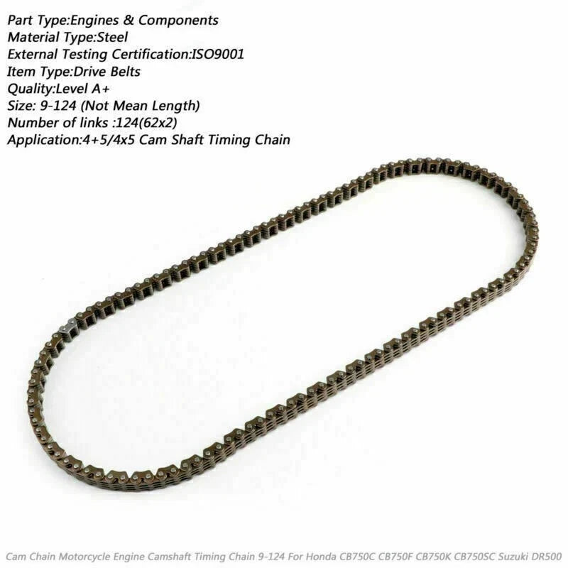 Timing Cam Chain for Suzuki LTA450, 500 Kingquad, Quadmaster, Vinson (2002–2023) 12760-09F00
