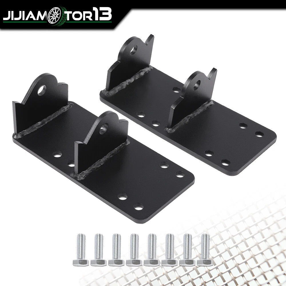 1 Pair Engine Swap Adapter Plate Mount Bracket for Chevy LS LSX (1973–1999) J-02EMA4502ABK, EW-C164
