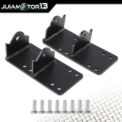 1 Pair Engine Swap Adapter Plate Mount Bracket for Chevy LS LSX (1973–1999) J-02EMA4502ABK, EW-C164
