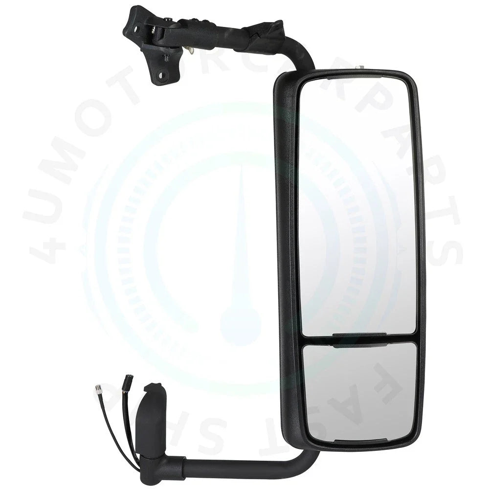 Passenger Side Towing Mirror for Volvo VNL (2004–2017) - Black Textured