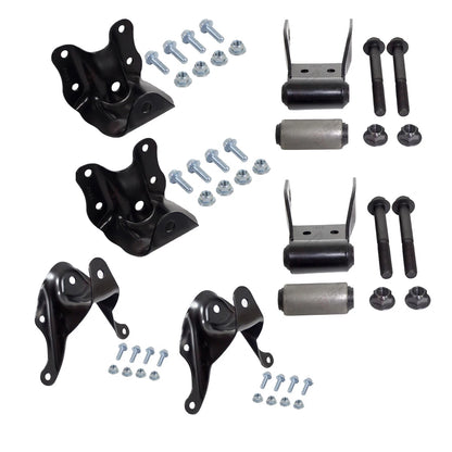 Set of 2 Leaf Spring Shackles & Brackets for Ford Ranger (1986–1997)