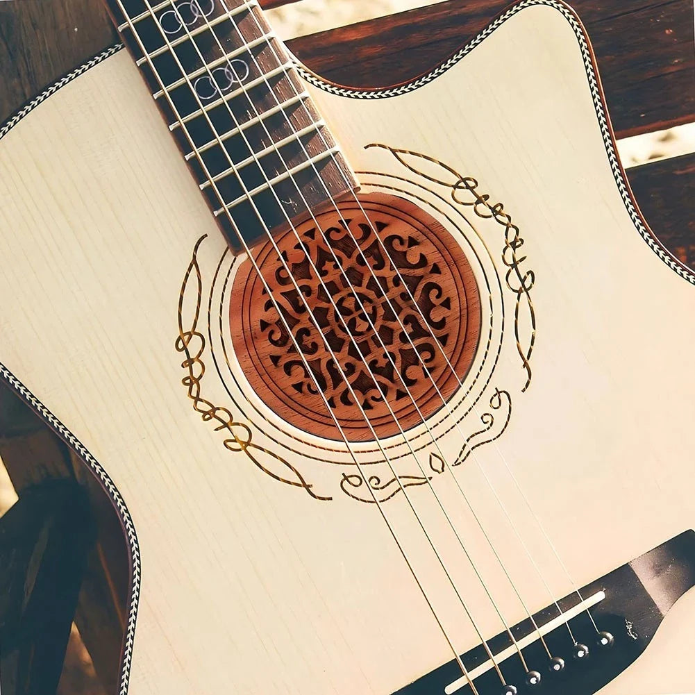 Compact Soundhole Cover for 40-41 Inch Acoustic Guitar