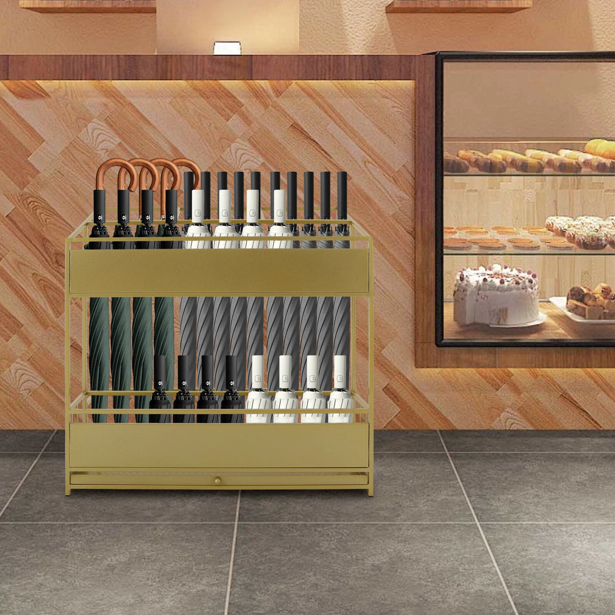 Umbrella Stand Rack for Commercial Use - Metal Organizer