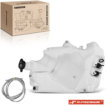 Washer Reservoir w/ Cap & Pump & Sensor for Chevrolet Buick GMC (2000–2023) - 25796345PFM, 25796345-PFM, GM1288248