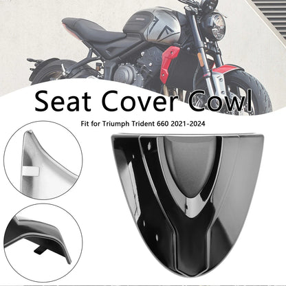 Tail Rear Seat Cover Fairing Cowl for Trident 660 (2021–2024) Black