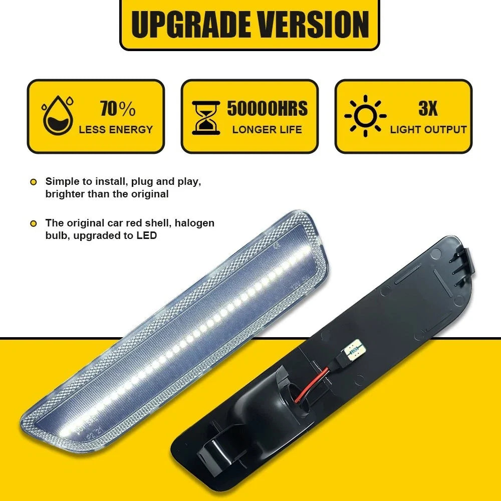 LED Rear Bumper Reflector Side Marker Light for Ford Mustang (2005–2009) EPY