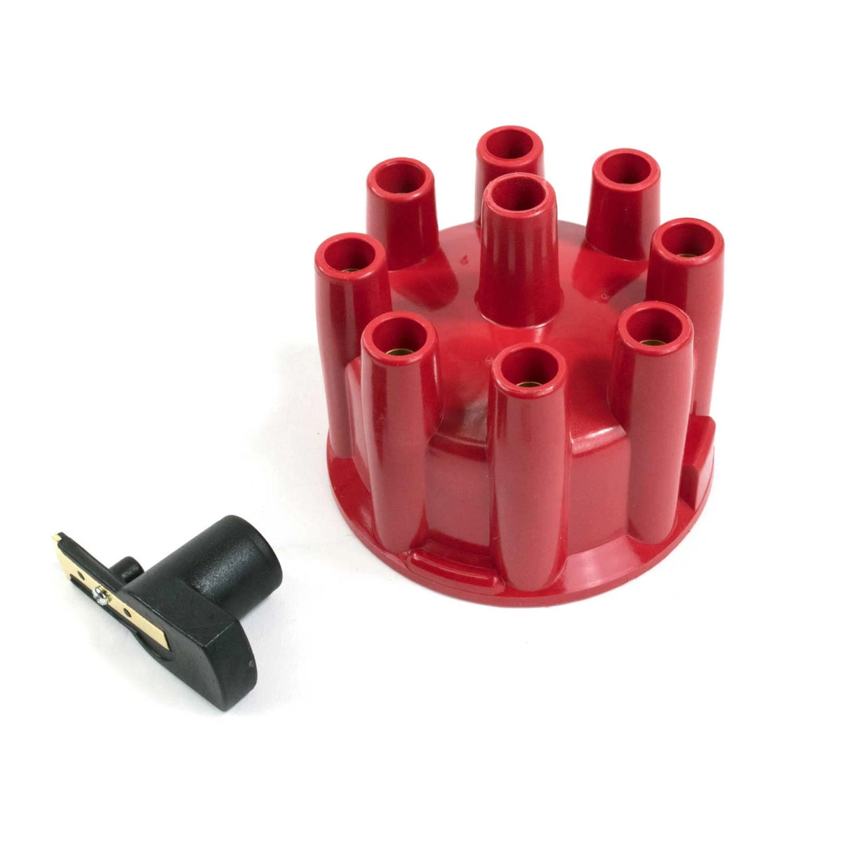 V8 Female Ready to Run Cap/Rotor for Speedway Motors (2896972-BLK)