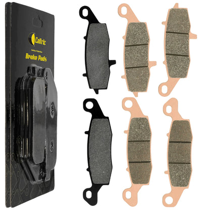 Set of Front and Rear Brake Pads for Kawasaki Vulcan 1600 Nomad (2005–2008) SP187, SP191, MP274