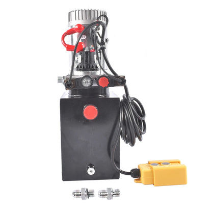 2X 12V 2.1HP Hydraulic Pump for Dump Trailer