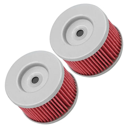 2 Pack Oil Filter FL109A1032, 15412HM5A10, 15412HM5010 for Honda TRX350FE TRX350FM (2000–2006)