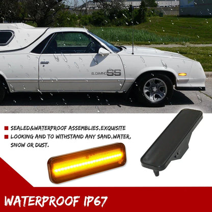 Set of 4 LED Side Marker Lights for El Camino & Caballero