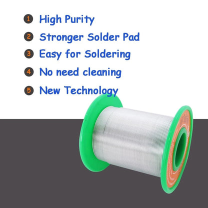 Thin Solder Wire Rosin Core 0.6mm for Electronics